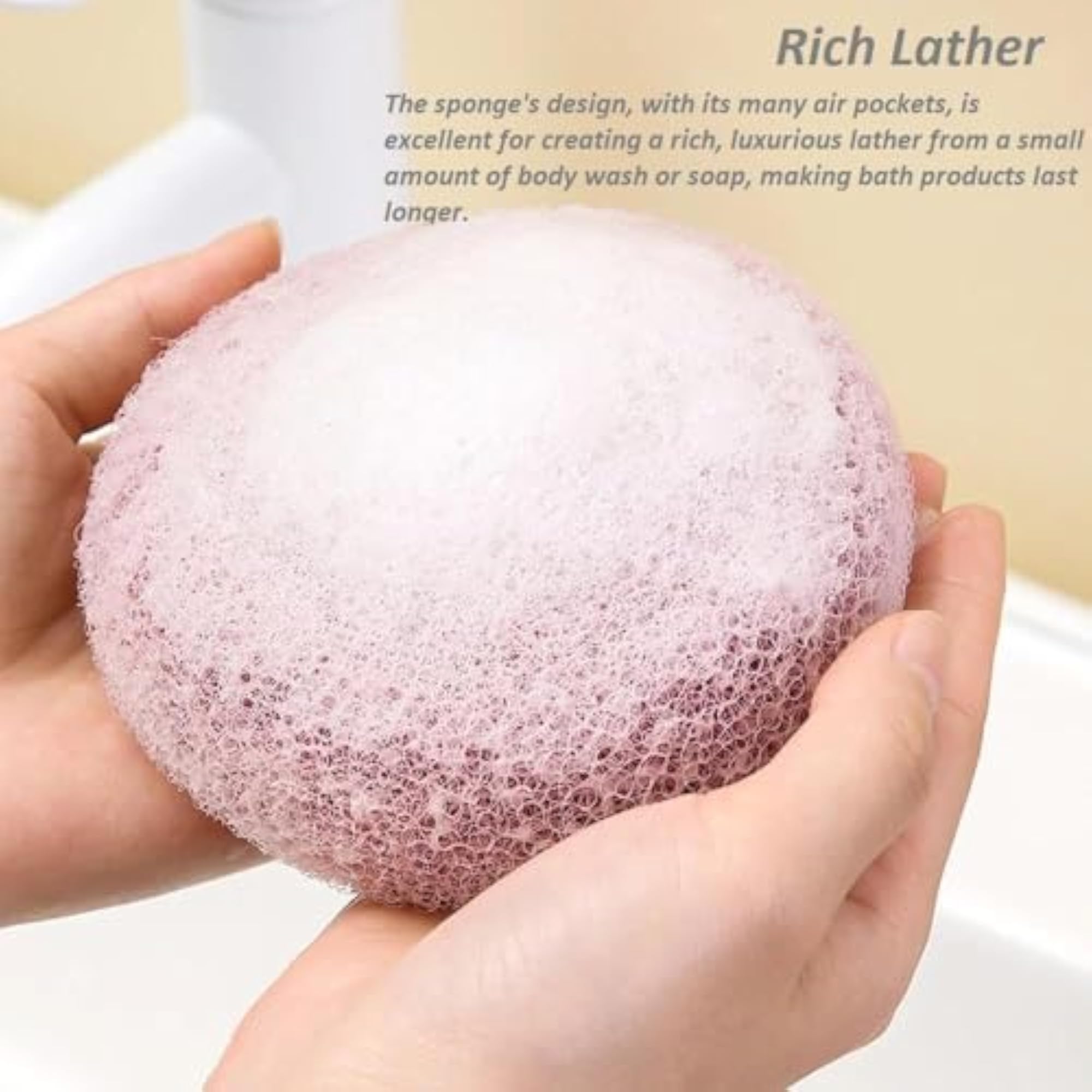 Super Soft Bath Body Shower Sponge for Men and Women